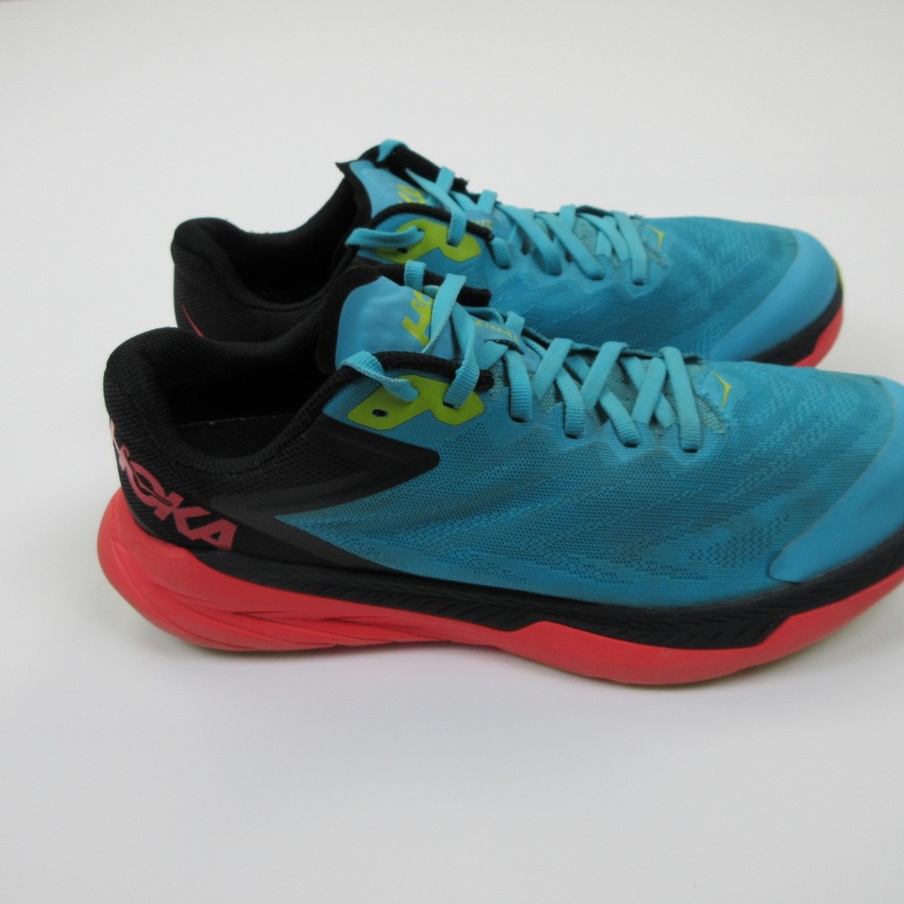 Hoka One One Zinal Shoes Womens Size 10.5 Blue Trail Running Sneakers 1119400